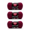 Red Heart Super Saver Burgundy Yarn - 3 Pack of 198g/7oz - Acrylic - 4 Medium (Worsted) - 364 Yards - Knitting/Crochet